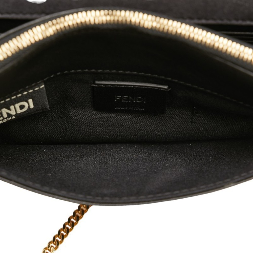 Fendi Shoulder Bag Chain Black Python - image 6
